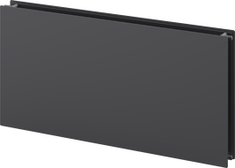 Mexen CHF20 Hygiene Flat Radiator 400 x 1100 mm, Side Connection, 791 W, Anthracite - W420HF-040-110-66