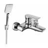 Mexen Axel R62 bath tap with shower set, chrome - 7383R62-00