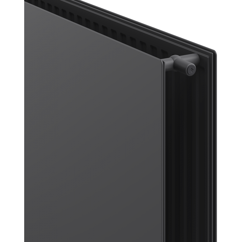 Mexen CHF20 Hygiene Flat Panel Radiator 500 x 1600 mm, Side Connection, 1380 W, Anthracite - W420HF-050-160-66