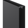 Mexen CHF20 Hygiene Flat panel heater 600 x 1300 mm, side connection, 1305 W, anthracite - W420HF-060-130-66