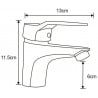 Mexen Caro DF62 bath set, chrome - 746603DF62-00