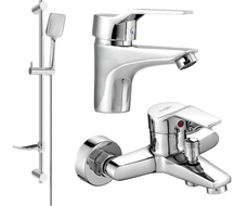 Mexen Caro DF72 bathtub set, Chrome - 746603DF72-00