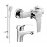 Mexen Caro DF62 shower set, Chrome - 746604DF62-00