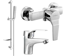Mexen Caro DF72 shower set, Chrome - 746604DF72-00
