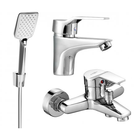 Mexen Caro R62 bathtub set, Chrome - 746603R62-00