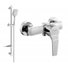 Mexen Caro DF62 shower tap with shower set, chrome - 74664DF62-00