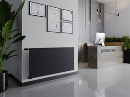Mexen CVH10 Hygiene radiator panel 500 x 1000 mm, bottom connection, 530 W, anthracite - W610H-050-100-66