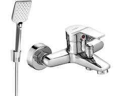 Mexen Caro R62 bathtub faucet with shower set, chrome - 74663R62-00