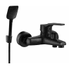 Mexen Caro R62 Bathtub Faucet with Shower Set, Black - 74663R62-70