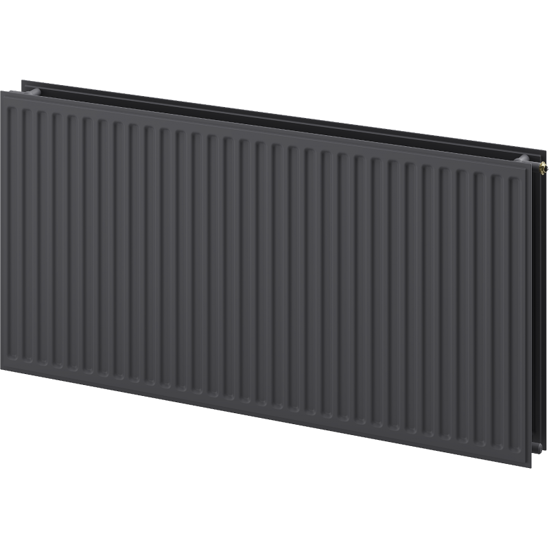 Mexen CVH20 Hygiene flat radiator 400 x 2600 mm, bottom connection, 2067 W, anthracite - W620H-040-260-66