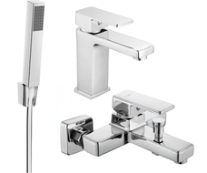 Mexen Cetus R77 bathtub set, Chrome - 744303R77-00