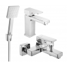 Mexen Cetus R45 bathtub set, Chrome - 744303R45-00