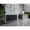 Mexen CVH20 Hygiene Panel Radiator 900 x 900 mm, Bottom Connection, 1386 W, Anthracite - W620H-090-090-66