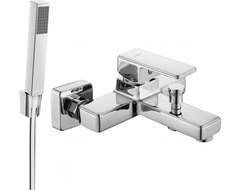 Mexen Cetus R77 bathtub faucet with shower set, chrome - 74433R77-00