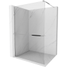 Mexen Kioto+ shower wall with Walk-in shelf 135 x 200 cm, transparent, chrome - 800-135-121-01-00