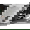 Mexen Kioto+ Walk-in Shower Wall with Shelf 115 x 200 cm, Transparent, Chrome - 800-115-121-01-00
