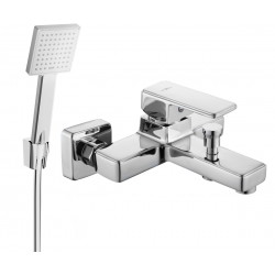 Mexen Cetus R45 bathtub mixer tap with shower head, Chrome - 74433R45-00