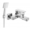 Mexen Cetus R45 bath mixer with shower set, chrome - 74433R45-00