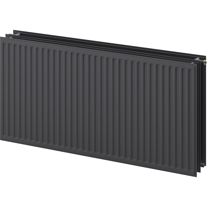 Mexen CVH30 Hygiene panel radiator 500 x 1400 mm, bottom connection, 1815 W, anthracite - W630H-050-140-66