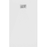 Mexen Hugo rectangular SMC shower tray 140 x 70 cm, white, inox cover - 42107014-X