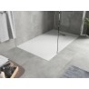 Mexen Hugo rectangle shower tray SMC 150 x 70 cm, white, inox cover - 42107015-X