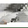 Mexen Hugo rectangular shower tray SMC 160 x 80 cm, white, inox cover - 42108016-X