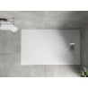 Mexen Hugo rectangular shower tray SMC 140 x 80 cm, white, inox cover - 42108014-X