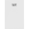 Mexen Hugo Rectangular SMC Shower Tray 120 x 80 cm, White, Inox Cover - 42108012-X