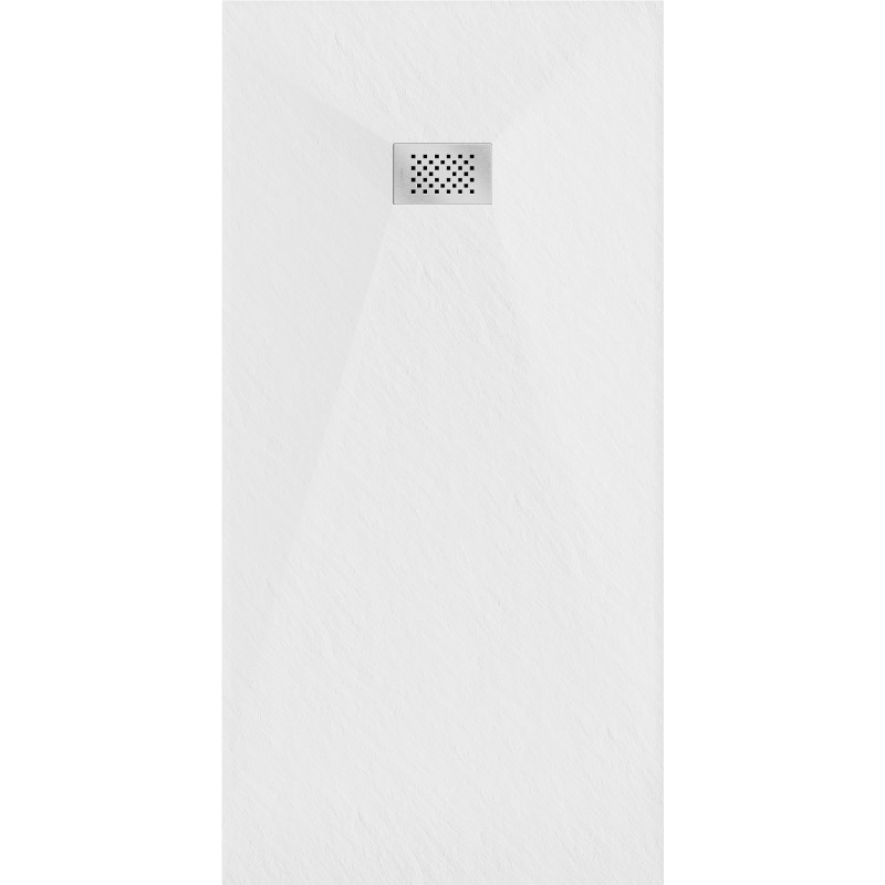 Mexen Hugo SMC Rectangular Shower Tray 170 x 80 cm, White, Inox Cover - 42108017-X