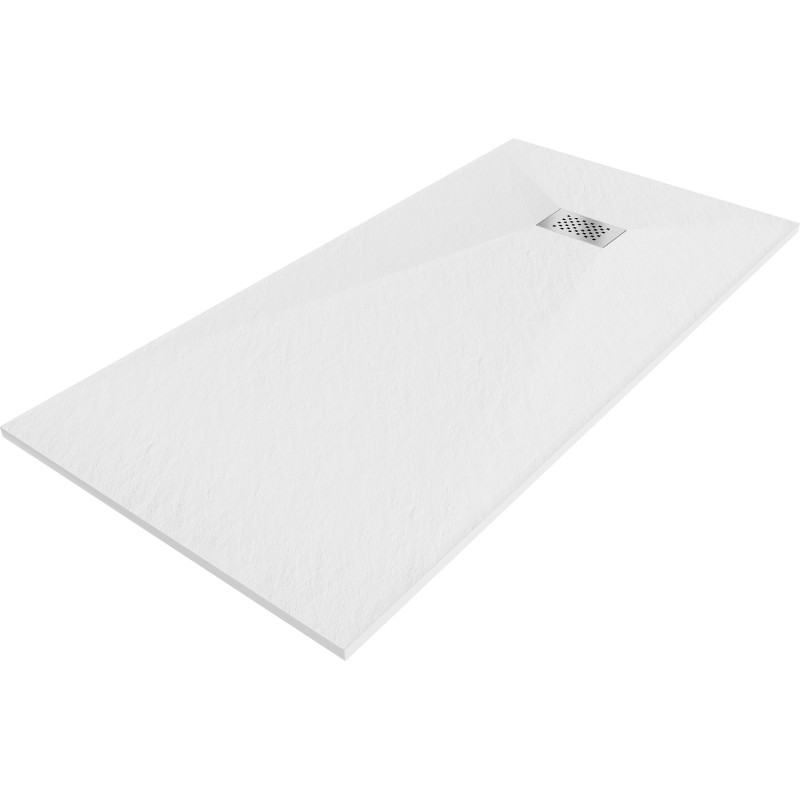 Mexen Hugo SMC Rectangular Shower Tray 170 x 80 cm, White, Inox Cover - 42108017-X