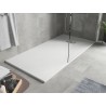 Mexen Hugo rectangular SMC shower tray 180 x 80 cm, white, inox cover - 42108018-X