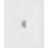 Mexen Hugo rectangular SMC shower tray 110 x 100 cm, white, inox cover - 42101011-X