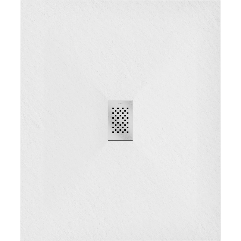 Mexen Hugo rectangular shower tray SMC 120 x 100 cm, white, inox cover - 42101012-X