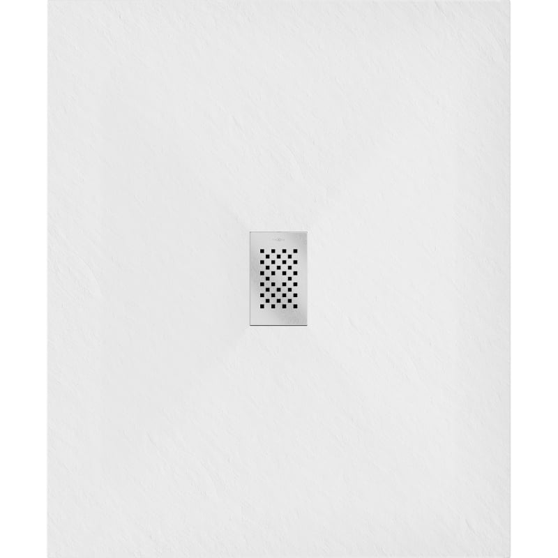 Mexen Hugo rectangular shower tray SMC 130 x 100 cm, white, inox cover - 42101013-X