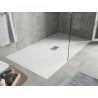 Mexen Hugo rectangular SMC shower tray 170 x 100 cm, white, inox cover - 42101017-X
