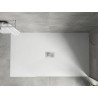 Mexen Hugo SMC Rectangular Shower Tray 180 x 100 cm, White, Inox Cover - 42101018-X
