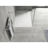 Mexen Hugo rectangular SMC shower tray 110 x 70 cm, white, white cover - 42107011-W
