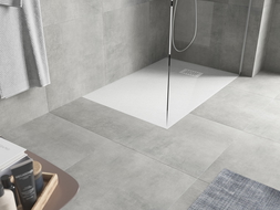 Mexen Hugo rectangular SMC shower tray 130 x 70 cm, white, white cover - 42107013-W