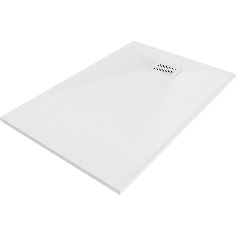 Mexen Hugo rectangular SMC shower tray 110 x 70 cm, white, white cover - 42107011-W