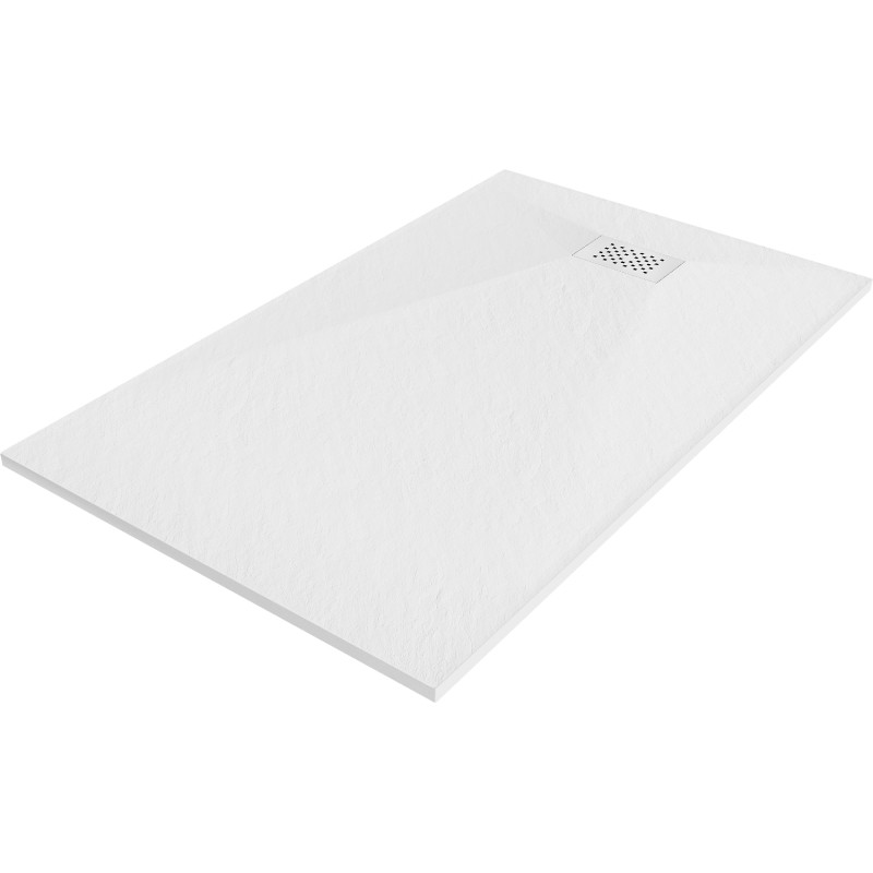 Mexen Hugo rectangular SMC shower tray 150 x 70 cm, white, white cover - 42107015-W