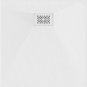 Mexen Hugo Square Shower Tray SMC 80 x 80 cm, White, White Cover - 42108080-W