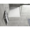 Mexen Hugo rectangular shower tray SMC 110 x 80 cm, white, white cover plate - 42108011-W