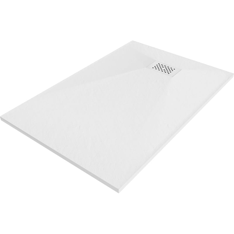 Mexen Hugo rectangular SMC shower tray 120 x 80 cm, white, white cover - 42108012-W
