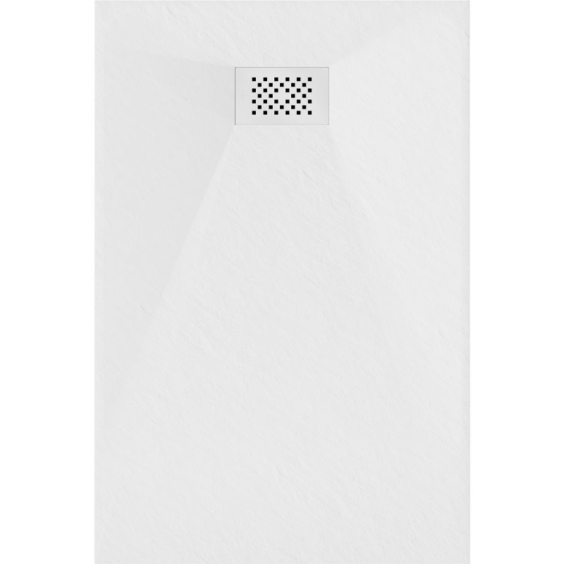 Mexen Hugo rectangular shower tray SMC 130 x 80 cm, white, white cover - 42108013-W
