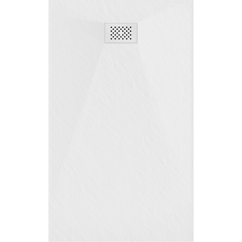 Mexen Hugo rectangular SMC shower tray 150 x 80 cm, white, white cover - 42108015-W