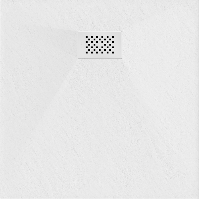 Mexen Hugo square shower tray SMC 90 x 90 cm, white, white cover - 42109090-W
