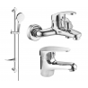 Mexen Erica DF05 bathtub set, chrome - 746403DF05-00