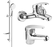 Mexen Erica DF05 bathtub set, chrome - 746403DF05-00