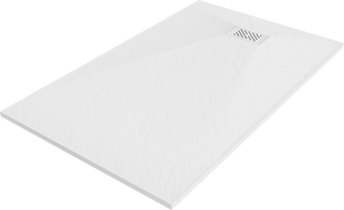 Mexen Hugo rectangular SMC shower tray 160 x 90 cm, white, white cover - 42109016-W