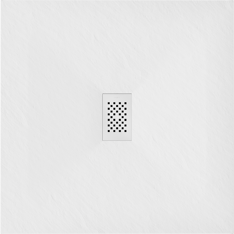 Mexen Hugo square shower tray SMC 100 x 100 cm, white, white cover - 42101010-W